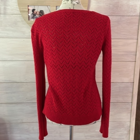 𝅺new York & Co Red Sweater S - Picture 3 of 4